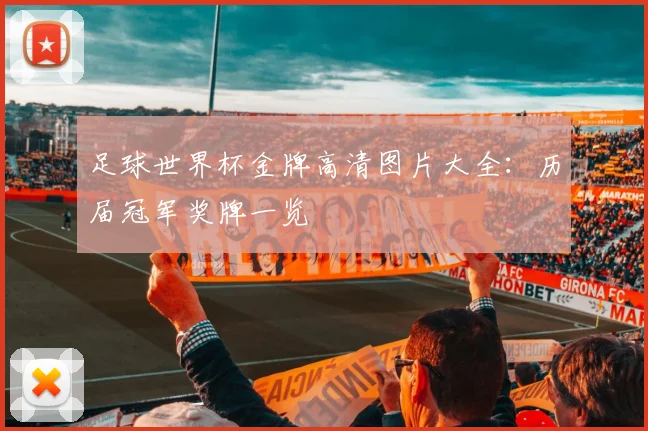 足球世界杯金牌高清图片大全：历届冠军奖牌一览