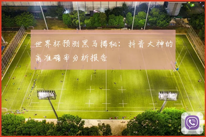 世界杯预测黑马揭秘：抖音大神的高准确率分析报告